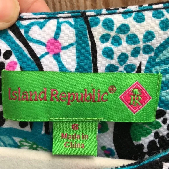 Like new! - ISLAND REPUBLIC Zip Back Twill Dress - Picture 3 of 4